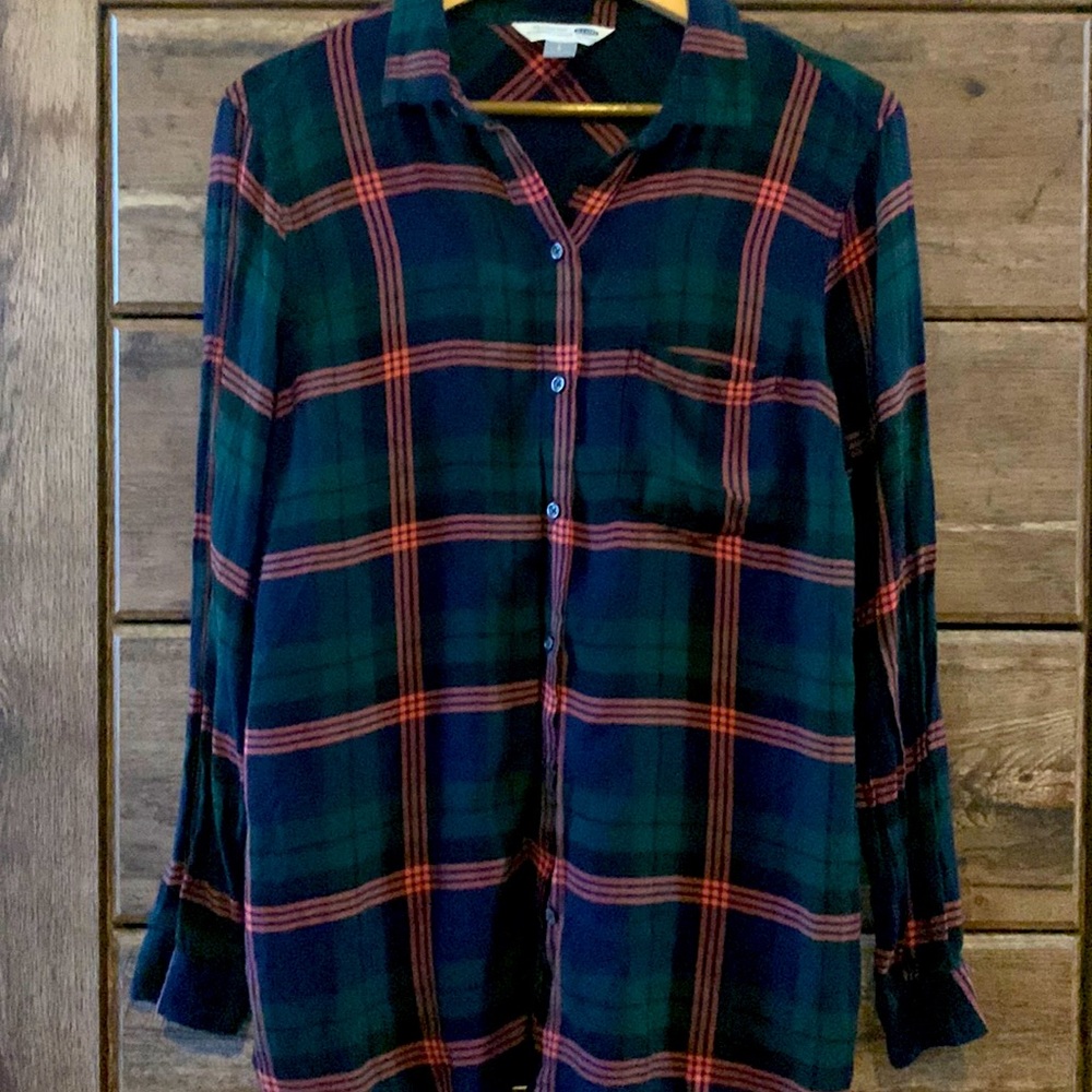 Old Navy size large flannel